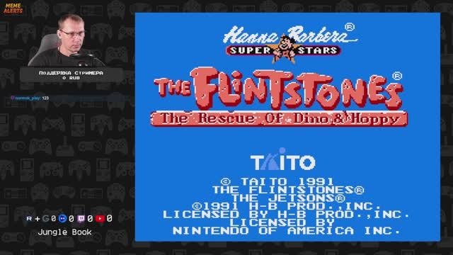 Flintstones, The - The Rescue of Dino & Hoppy - играем на [ NES - 8-BIT ] (СТРИМ) смотреть онлайн