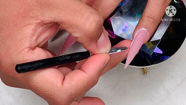 Utilizando por primera vez POLIGEL | pigmento AMARILLO NEON | punta stiletto | смотреть онлайн