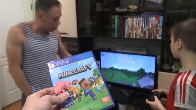 Отец Грифера сломал диск Майнкрафта в реальной жизни смотреть онлайн