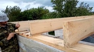 5.Деревянное перекрытие. Мауэрлат. Крыльцо. (Дом для себя 20год)