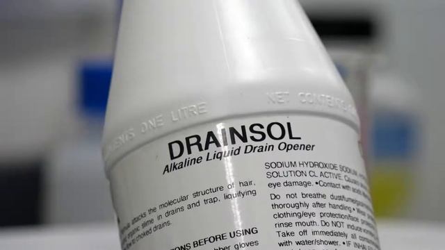 DRAINSOL - Alkaline Liquid Drain Opener смотреть онлайн