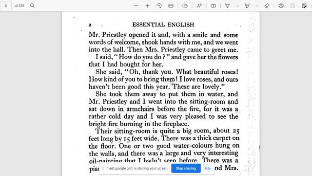 Essential English for Foreign Students Book 2 Lesson 1 1 The Priestley's House смотреть онлайн