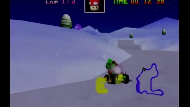 [MK64] Frappe Snowland Flap: 41"05 PAL смотреть онлайн