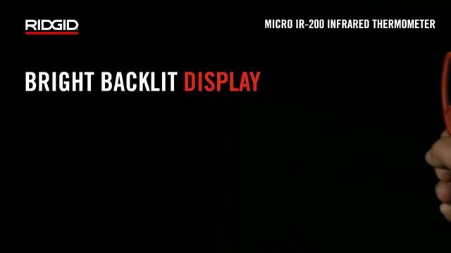 RIDGID micro IR-200 Infrared Thermometer смотреть онлайн