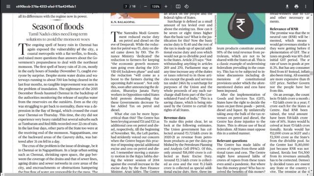 NEWS Paper Reading in Tamil | The Hindu | 12.11.2021 | Akila | Suresh IAS Academy смотреть онлайн