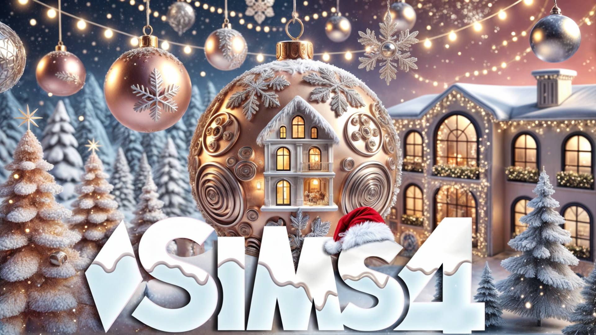 КАЖДАЯ КОМНАТА 🧨 ЭЛЕМЕНТ РОЖДЕСТВА 🧨 ЧЕЛЛЕНДЖ В SIMS 4 смотреть онлайн