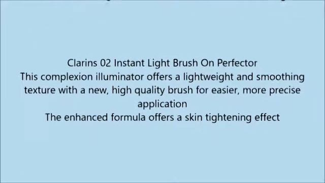 Clarins Instant Light Brush On Perfector 02 Medium Beige смотреть онлайн