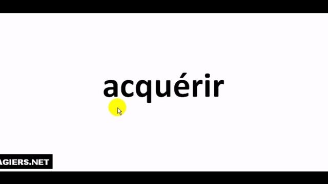 Как произносится # acquérir смотреть онлайн