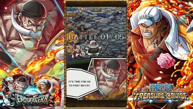 OPTC Event End of an Era !! VS Akainu !! 2 Teams !! Sabo Lucy & Kaido v2 !! #TreCru