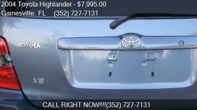 2004 Toyota Highlander Base Fwd 4dr SUV V6 for sale in Gaine смотреть онлайн