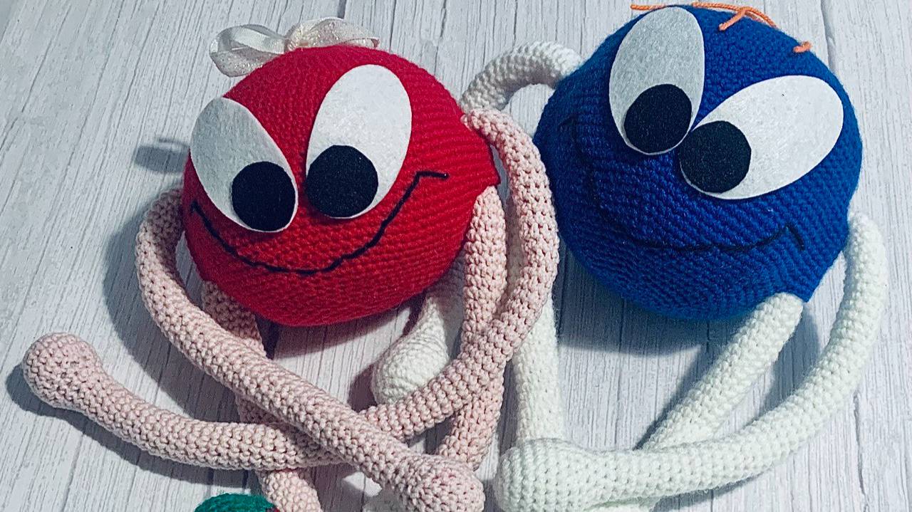 Игрушка-амигуруми "Bubble" крючком смотреть онлайн