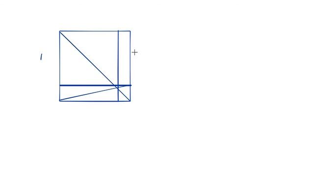 How to Divide a Square Into 5 Equal Parts - No Measurements смотреть онлайн