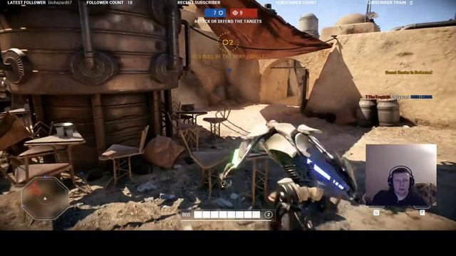 Star Wars: Battlefront II. Немножко посражался на мечах. смотреть онлайн