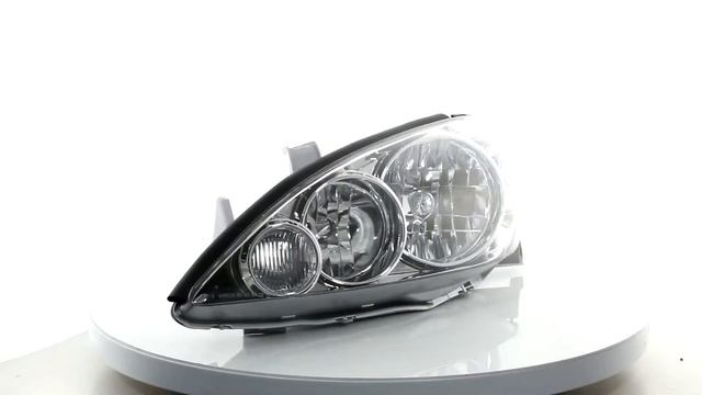 DNA Motoring 05-06 Toyota Camry Chrome Housing / Clear Corner Headlights
