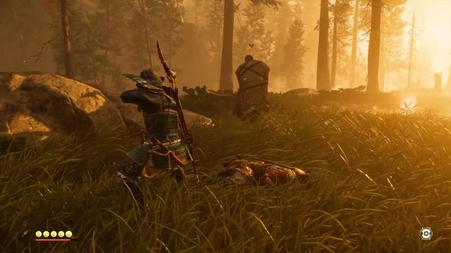 Ghost of Tsushima бой смотреть онлайн