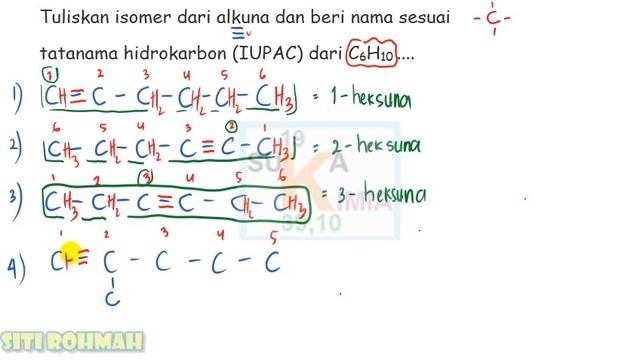 Isomer Alkuna ( HIDROKARBON ) - KIMIA SMA смотреть онлайн
