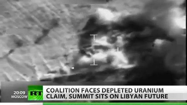 На ливию Сбрасывают бомбы с истощенным ураном..flv