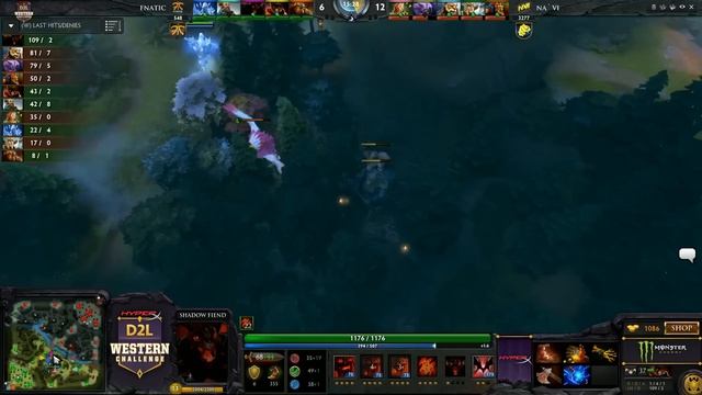 HyperX D2L Western Challenge Playoffs - Fnatic vs Na'Vi (Game 1) смотреть онлайн