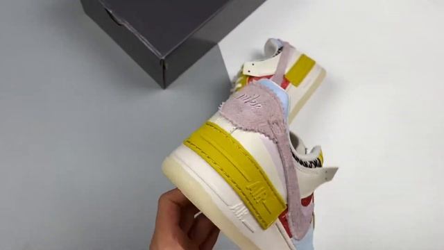 Nike Air Force 1 Shadow Multi Patterns DM8076-100 смотреть онлайн