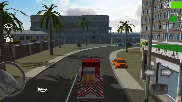 Fire engine simulator #1 for android and iOS gameplay FHD смотреть онлайн