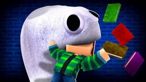 НОСОК БАЛДИ ХОЧЕТ МЕНЯ СОЖРАТЬ! БАЛДИ В МАЙНКРАФТ [перезалив]