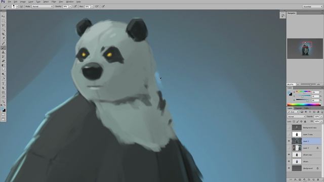 Рисование в Adobe Photoshop. Урок 07. Рисование персонажей. Часть 04 смотреть онлайн
