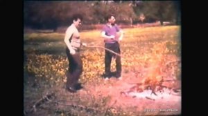 ДР Самусенко. На шашлыках 8 мая 1991 г. Горловка