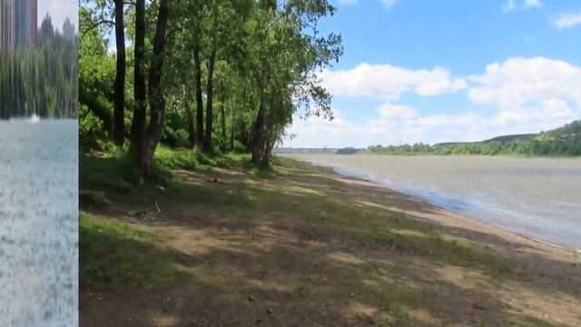 + 12, ветрище холодный.  На озере Красном Кемерово