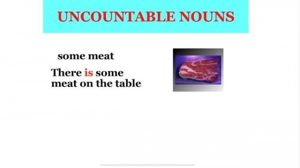 ГБОУ СОШ 147 (НО) - Countable – Uncountable nouns - 6 класс