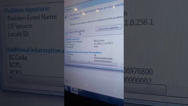 Windows has recovered from bsod!!! смотреть онлайн