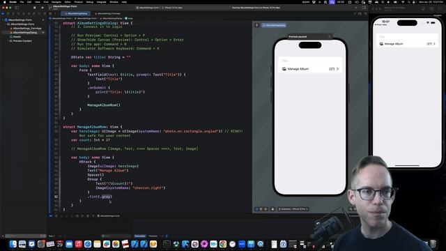 How to Make Your First SwiftUI iOS Dialog (Settings Screen using Form) смотреть онлайн
