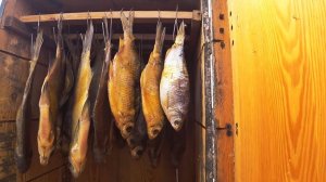 Холодное копчение леща.