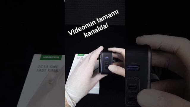 Ugreen Nexode 140W 3 Portlu GaN Şarj Cihazı смотреть онлайн