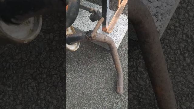 How to fix weld back exhaust crack & hole on Toyota Aygo 2006 Easy смотреть онлайн