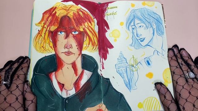 🍰ОБЗОР СКЕТЧБУКА⭐️//очень длинный обзор на скетчбук ☆ смотреть онлайн