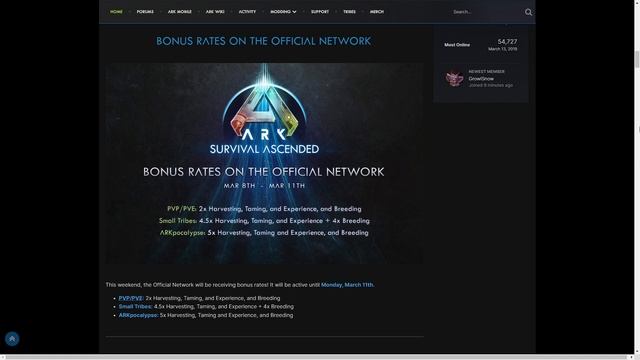 Major ARK News - International Women's Day, New Mods Spotlight, and Bonus Rates смотреть онлайн