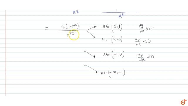 The function `y=(2x^2-1)/(x^4)` is neither increasing nor decreasing. смотреть онлайн