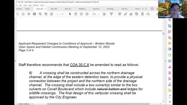 Open Space and Habitat Commission - September 12, 2022
