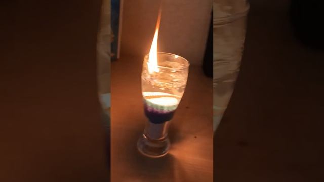 Зажгли свечу которую я делала на видео.😄🔥. Ссылка на видео со свечами в комментариях. смотреть онлайн