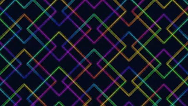 Gradient Squares Pattern with Neon Color Background | 4K | FREE TO USE смотреть онлайн