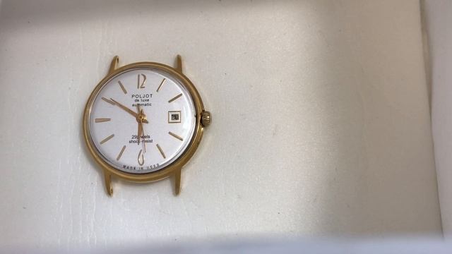 Мужские наручные часы Полет de luxe белые автоподзавод смотреть онлайн