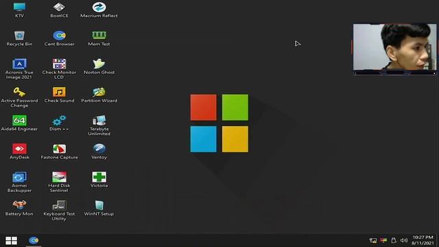WinPE 10 KTV v4 2021 Demo - Add Theme Win11 - Software Clear RamDisk смотреть онлайн
