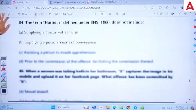 The Bharatiya Nyaya Sanhita 2023 | BNS | MCQs + Concept | All State Judiciary | Lec-01 | By Amit Si смотреть онлайн