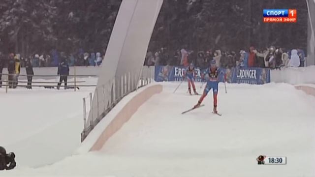 БИАТЛОН. КМ 2012-13. Ханты-Мансийск. Женщины. Масс-старт 12,5 км. (Спорт 1). 17.03.2013. 1080p. смотреть онлайн