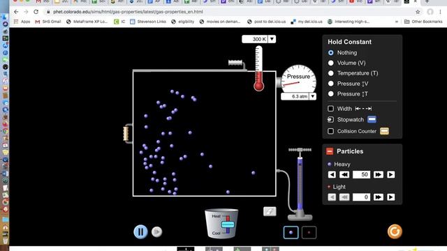 ideal gas using PHET смотреть онлайн