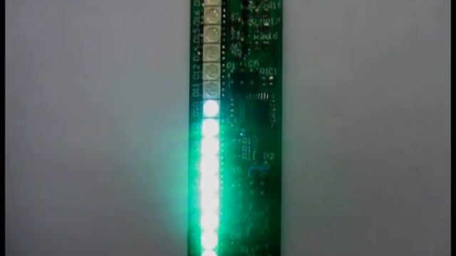 RGB индикатор уровня Режим с точкой смотреть онлайн