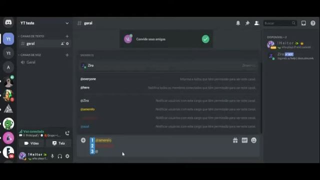 Como conseguir cargos por reação-Zira BOT смотреть онлайн