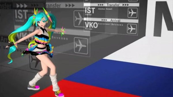 「4K 60 fps」 「Catch the Wave」 feat. Hatsune Miku | Project DIVA Arcade Future Tone