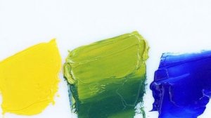 Урок 2. Гуашь. Как получить зелёные оттенки простым способом?  Художник Голубев Александр.