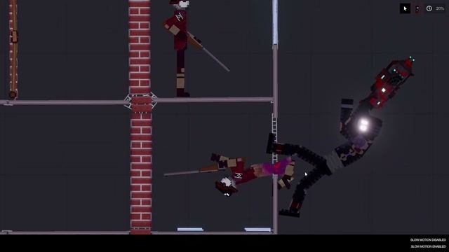 Batonian robots vs Batonian Empire in people playground, battle, role-playing, mods. смотреть онлайн